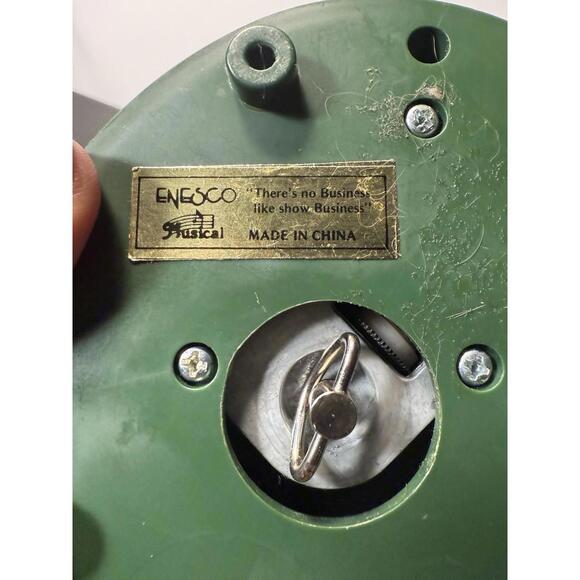 Enesco 1989 The Follies Music Box Motion Cat & Mice On Piano Vtg Vaudeville - Picture 8 of 10